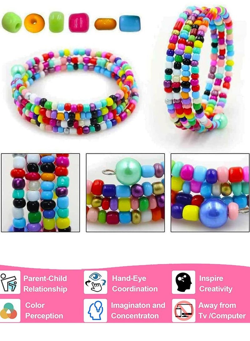 Mountain Gems Seed Beads Kit, Colors and Alphabet Letter Beads for Bracelet Jewelry Making - Image 5