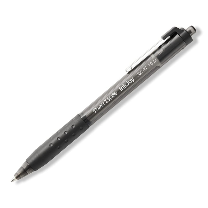 Paper Mate InkJoy 300RT Retractable Ballpoint Pens, Medium Point (1.0mm), Black, 8 Count - Image 2