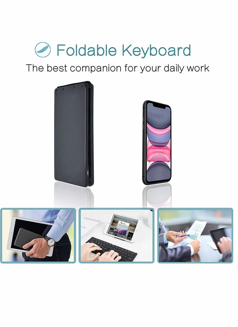 Y&D - Mini Bluetooth Keyboard, Wireless Foldable Keyboard - Image 1