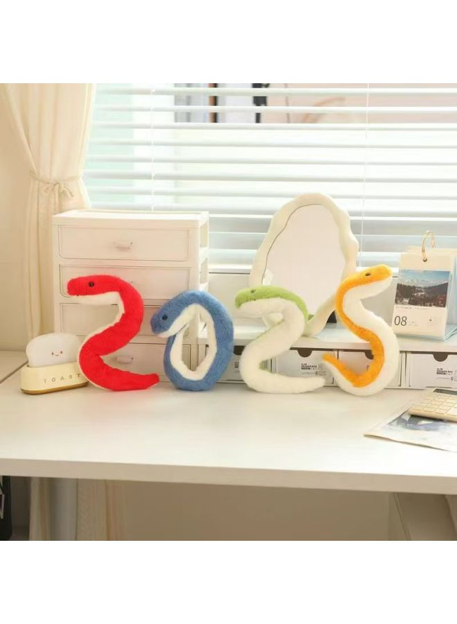 2025 Year Of The Snake Mascot Doll Variable Form Bracelet Company Event Annual Meeting Gives Small Gifts Wholesale-Specifications:40cm-wrapped Snake Can Be Placed In Shape  - Image 3