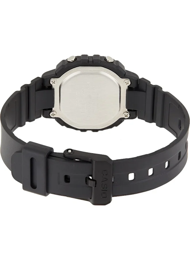 Casio Women's Watch - LA-20WH-1CDF Black Dial, Black Band