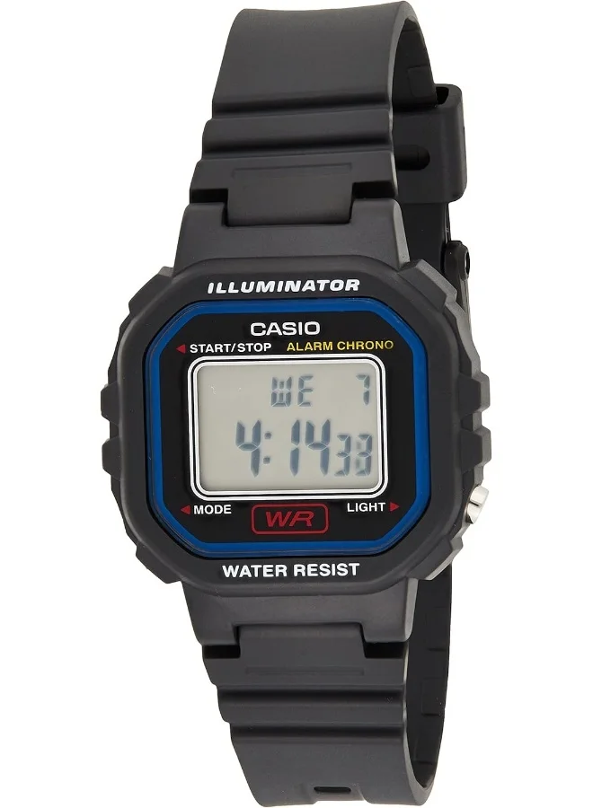 Casio Women's Watch - LA-20WH-1CDF Black Dial, Black Band
