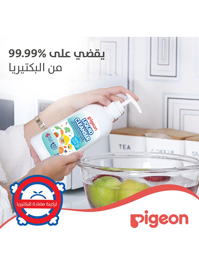pigeon - Liquid Cleanser For Baby Bottles, Accessories, Fruits And Vegetables 700 ML, 0 Months + - Image 1