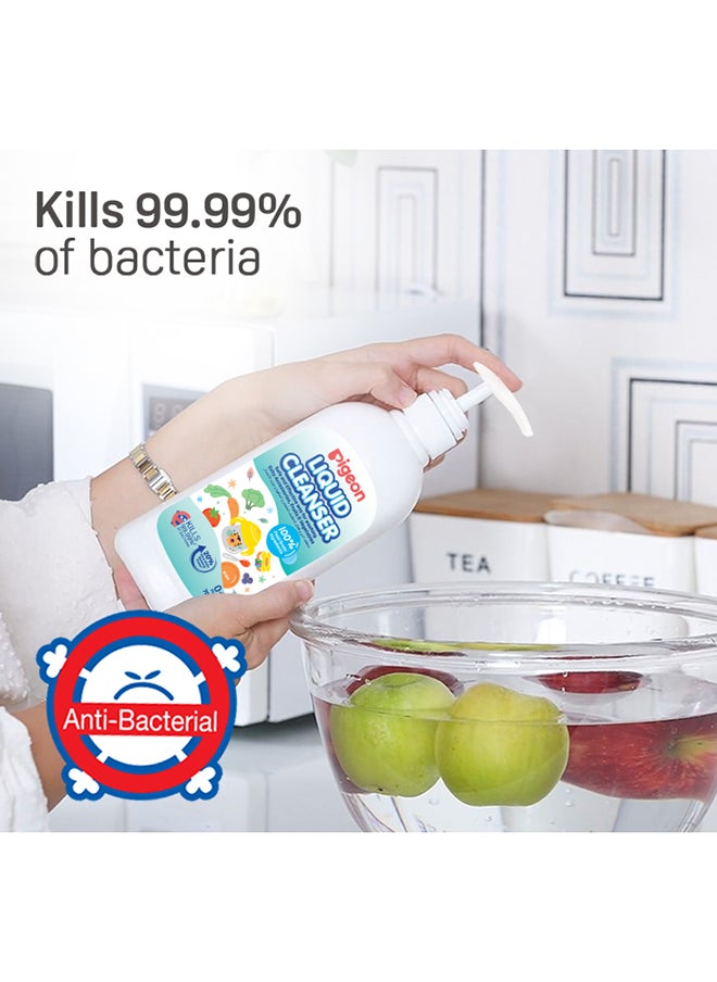 pigeon - Liquid Cleanser For Baby Bottles, Accessories, Fruits And Vegetables 700 ML, 0 Months + - Image 1