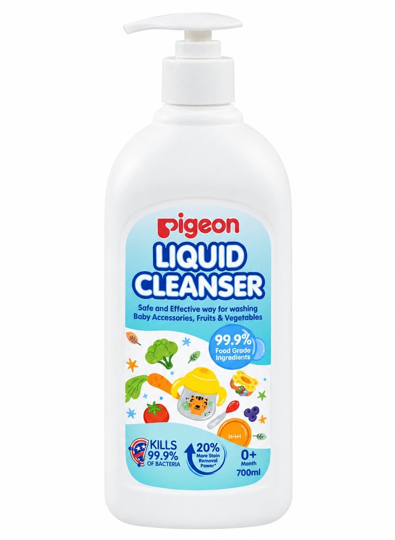 pigeon Liquid Cleanser For Baby Bottles, Accessories, Fruits And Vegetables 700 ML, 0 Months + - Image 2