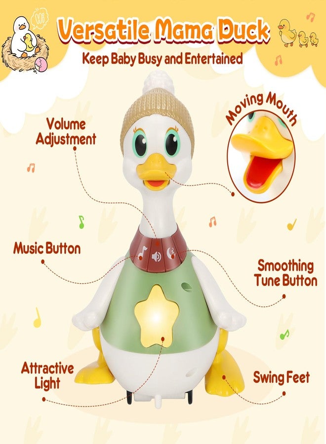 KETIEE Tummy Time Baby Toys 6-12 Months: Musical Dancing Duck Family for Babies, Little Ducks Crawling Toy Set, Interactive Duck Infant Toys for 1 2 Year Old Boy Girl Gifts Stocking Stuffers Birthday - Image 2