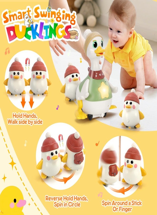 KETIEE Tummy Time Baby Toys 6-12 Months: Musical Dancing Duck Family for Babies, Little Ducks Crawling Toy Set, Interactive Duck Infant Toys for 1 2 Year Old Boy Girl Gifts Stocking Stuffers Birthday - Image 4