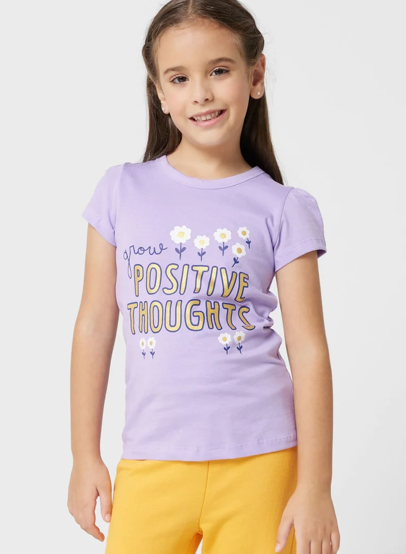 Pinata Printed T-Shirt And Jogger Set
