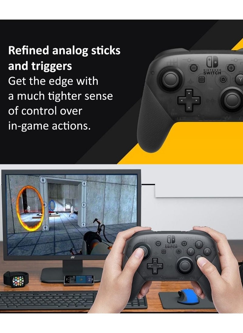 Generic - Wireless Pro Controller For Nintendo Switch Advanced Wii MotionPlus technology Triple Axis Accelerometer Gyroscope Technology pro controller - Image 1