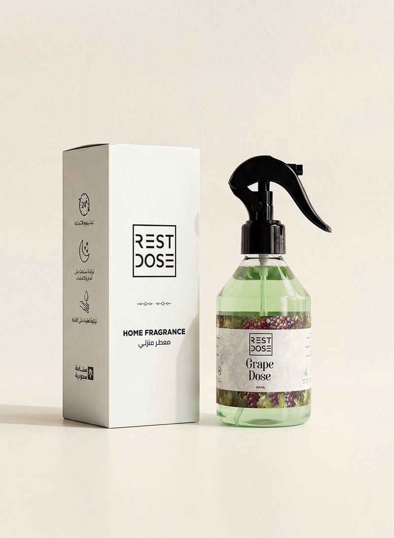رست دوز معطر مفارش وغرف برائحة العنب – عطر منزلي منعش يدوم طويلاً 300 مل - Image 3