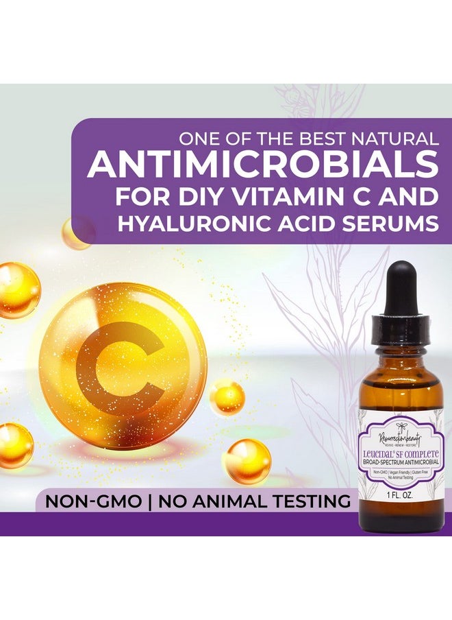 resurrectionbeauty - Leucidal® Sf Complete Broad Spectrum Preservative Ingredient For Diy Vitamin C Ascorbic Acid & Hyaluronic Acid Powder Serum Facial Lotion & Other Cosmetic Making Formulations 1 Oz Resurrectionbeauty - Image 1