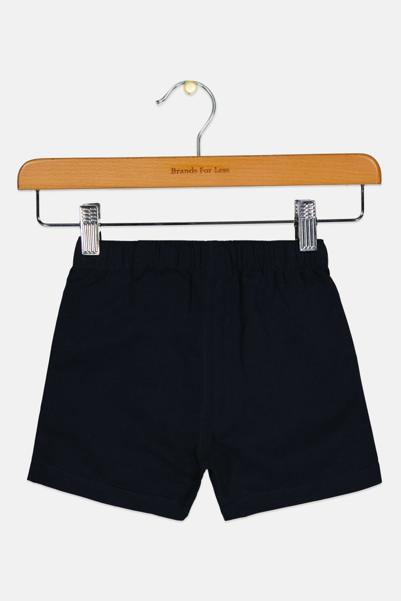 Ellesse Toddlers Boy Brand Logo Shorts, Navy - Image 2