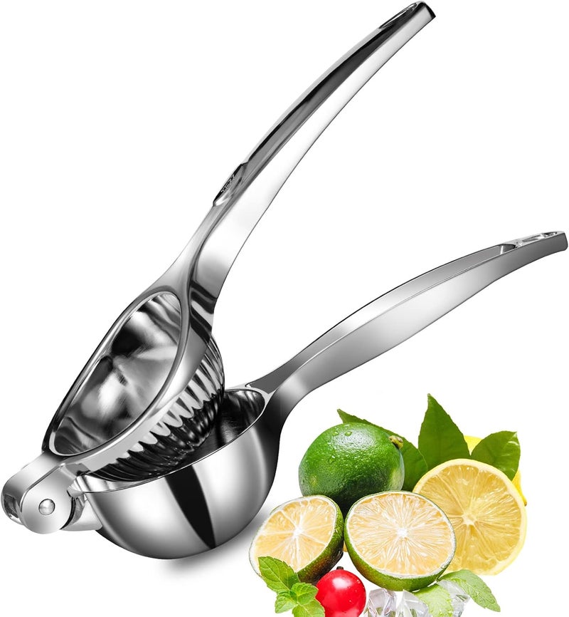 TEZZ Premium Lemon Squeezer, Large Heavy Duty Handhelp Juicer for Lemon, Metal Hand Press Citrus Juicer, Lime Squeezer Bar Tool, Manual Citrus Press - Image 1