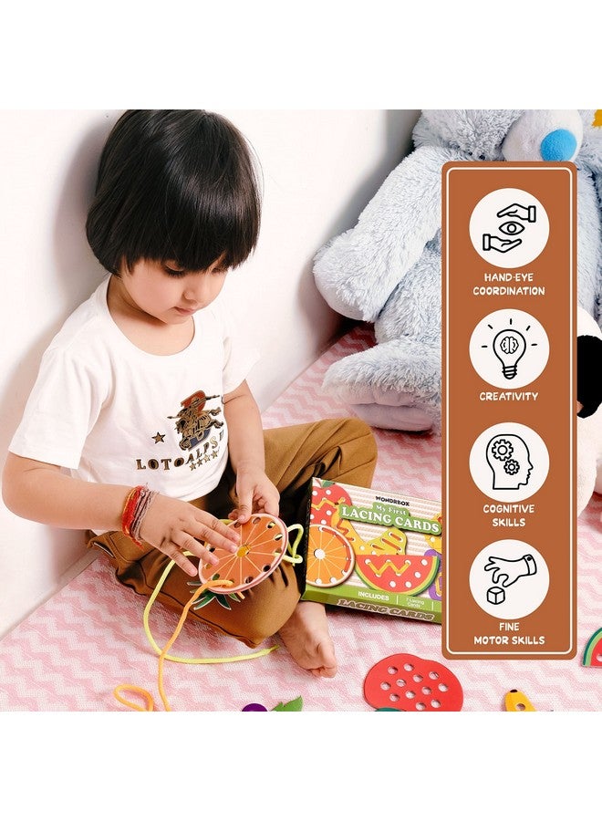WONDRBOX Birthday Return Gift for Kids - Fruit Lacing | Pack of 12 | Bulk Birthday Return Gift | Educational Montessori Return Gift | Birthday Return Gifts for Kids of All Age Group - Image 3