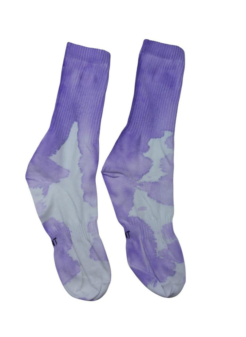 Tie-dye socks, 3 pieces, different colors