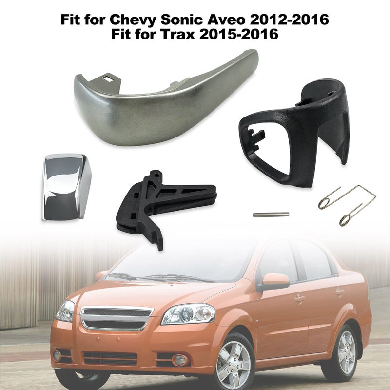 GUZIKO Automatic Transmission Shifter Knob Kit Fit for Chevy Sonic Aveo 2012-2016 Trax 2015 2016 Replace 42423234 95393161 42539736 Gear Knob Lever Cover Kit W/Pin and Spring - Image 4