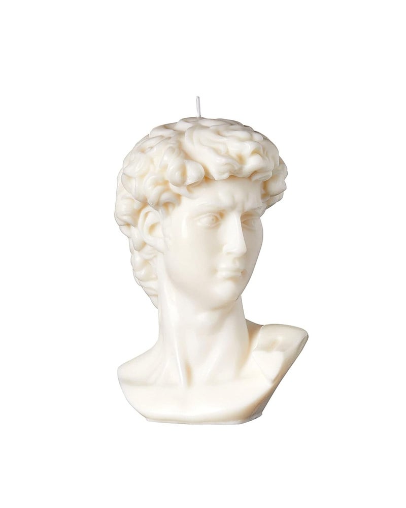 Bonus Large Bust David Statue Candle Soy Wax Candle Hand Poured Aroma Candle Home Candle - Image 1