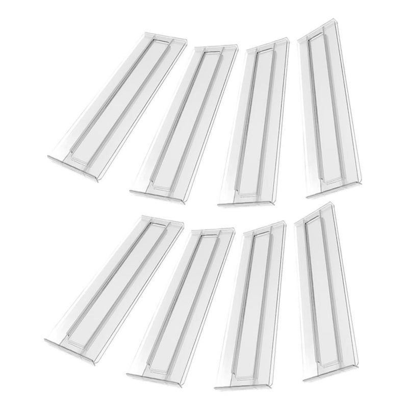 8 Pcs Adjustable Drawer Dividers Organizer White Expandable Storage Separators For Socks Underwear Clothing 28cm To 52cm Multi Functional Closet And Bedroom Drawer Storage - Image 2