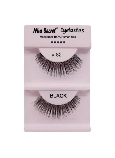 Regular Natural Eyelashes  Natural Style False Eyelash  Invisible Clear Band  Reusable And Lightweight  4 Pack (El82)