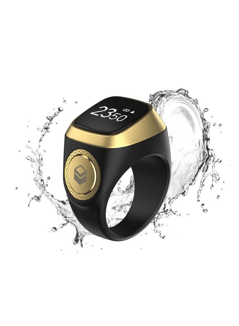 iQIBLA Smart Tasbih Zikr1 Lite Ring - Black - 22mm - Image 2