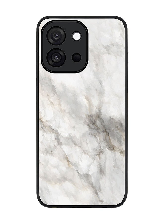 Stylizedd For OnePlus 13s / 13T Case,Slim fit Camera Protection, Shockproof Thin Phone cover  - Marble Print Beige Grey