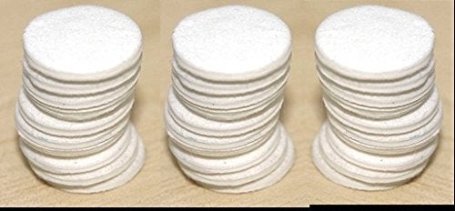 mEssentials 54 Round Refill Pads for Aromatherapy Essential Oil Diffusers and Lockets - 16mm Diameter and 2mm Thick - The Size of a US dime, Biodegradable Cellulose Paper, Made in The USA - Image 5