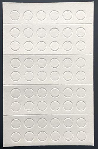 mEssentials 54 Round Refill Pads for Aromatherapy Essential Oil Diffusers and Lockets - 16mm Diameter and 2mm Thick - The Size of a US dime, Biodegradable Cellulose Paper, Made in The USA - Image 4