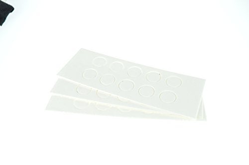 mEssentials 54 Round Refill Pads for Aromatherapy Essential Oil Diffusers and Lockets - 16mm Diameter and 2mm Thick - The Size of a US dime, Biodegradable Cellulose Paper, Made in The USA - Image 3