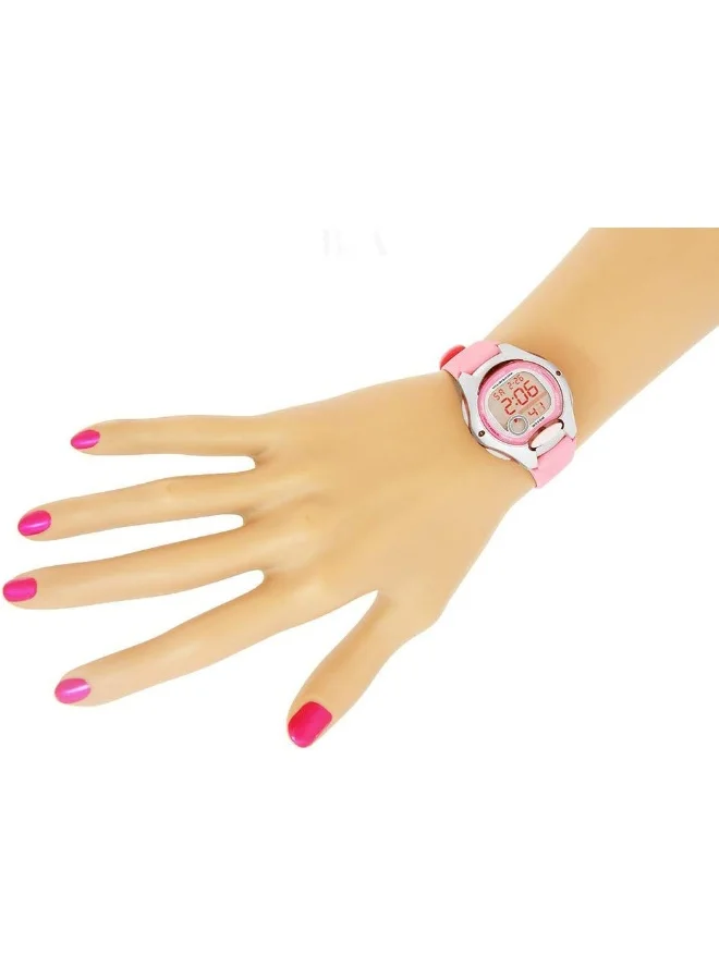 CASIO Women's Casio Womens Quartz Watch, Digital Display and Resin Strap LW-200-4B