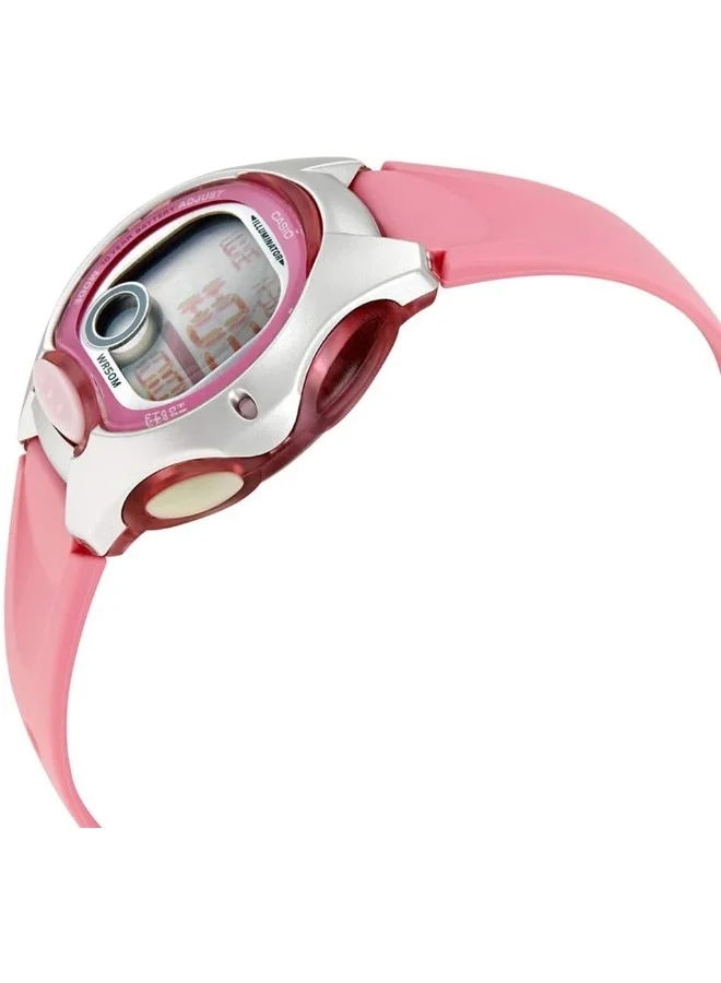 CASIO Women's Casio Womens Quartz Watch, Digital Display and Resin Strap LW-200-4B