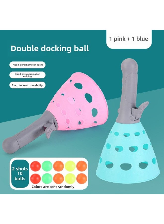 Interactive Outdoor Elastic Ball Toy For Children Youth And Adults Fun Outdoor Sports Activity Plastic Material From Guangdong-Color: 2 Beats 10 Balls - Image 1