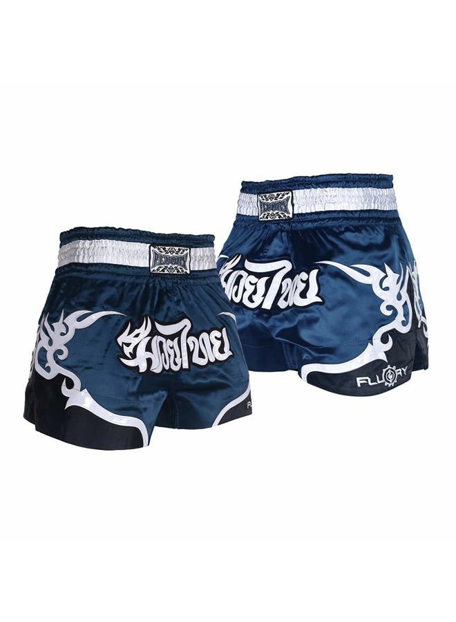 FLUORY Muay Thai Fight Shorts,MMA Shorts Clothing Training Cage Fighting Grappling Martial Arts Kickboxing Shorts Clothing - Image 1