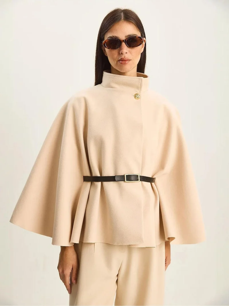 بيانكو لوتشي معطف صوف كبير الحجم من لوكسي