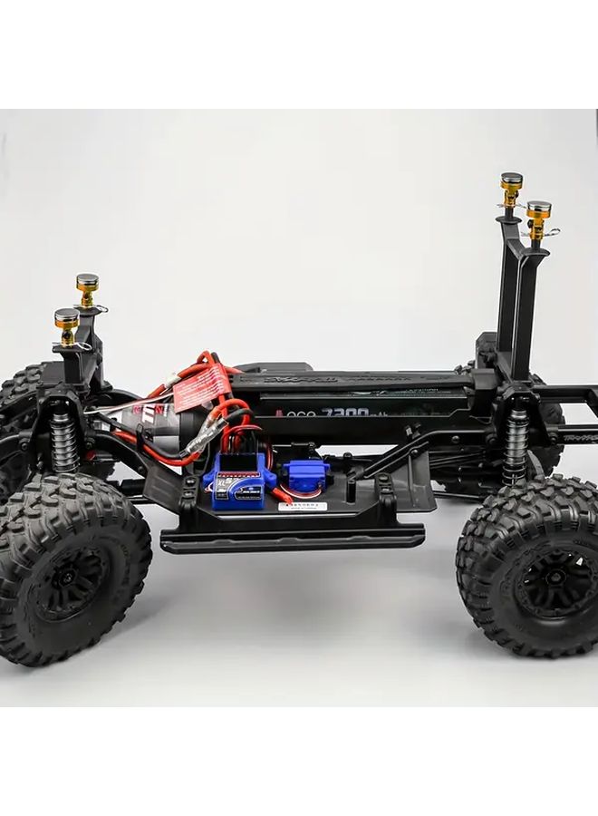 Blue 4Pcs RC Car Body Magnet Invisible Fixing Bracket with Clip for 1 10 Scale Crawler - Image 5