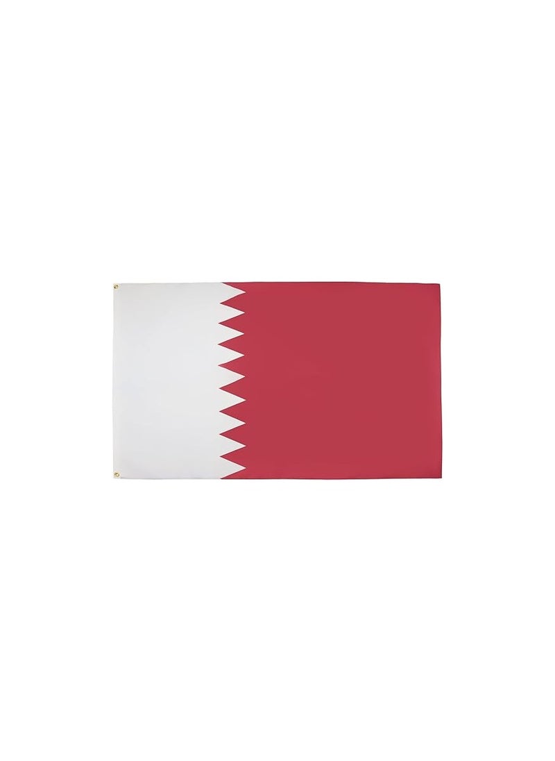 PRINTSHOP4ME Qatar Flag 3x5ft Outdoor or Indoor Flag for Sport Events and Home - Polyester - Size 90x150cm - Perfect for Sports Fan Flag  - Image 1