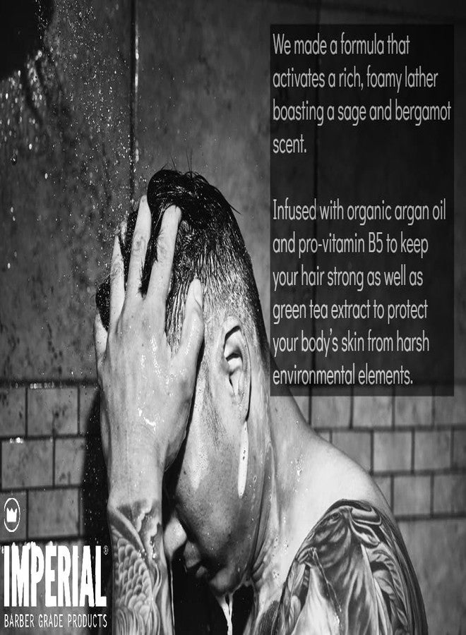 Imperial Barber Grade Products 3:1 Complete Hair and Body Wash, Natural Shampoo, Hair Conditioner and Body Wash - Image 2