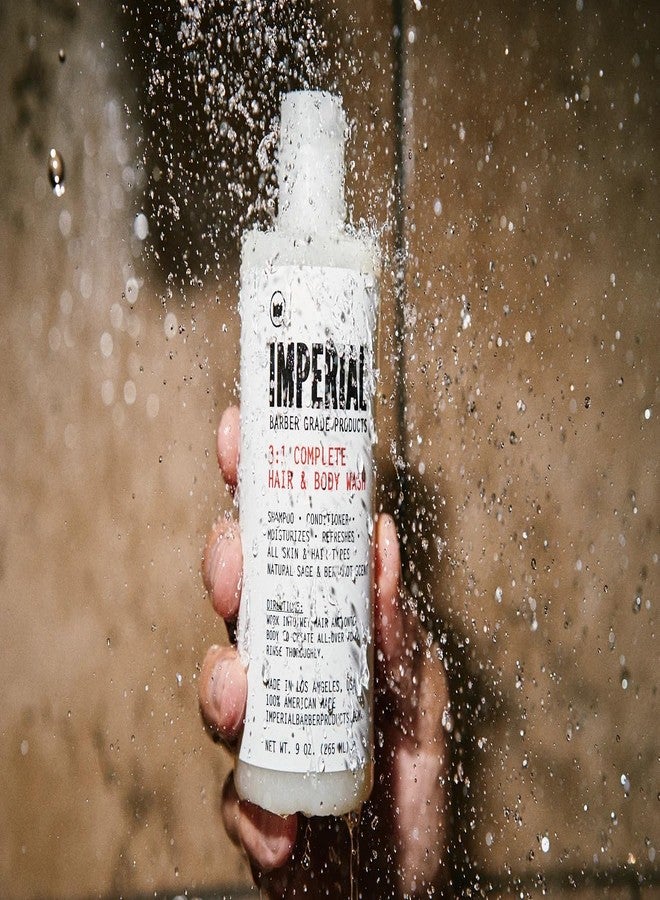 Imperial Barber Grade Products 3:1 Complete Hair and Body Wash, Natural Shampoo, Hair Conditioner and Body Wash - Image 5
