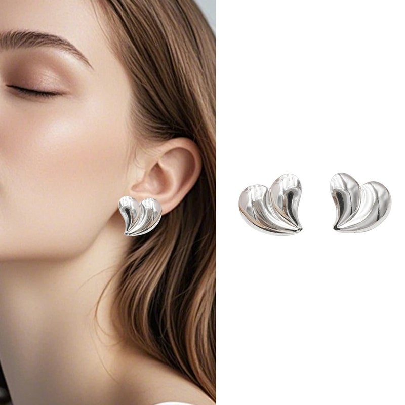 The Black Pearl Accessories Silver Stainless Steel Earring - Image 5