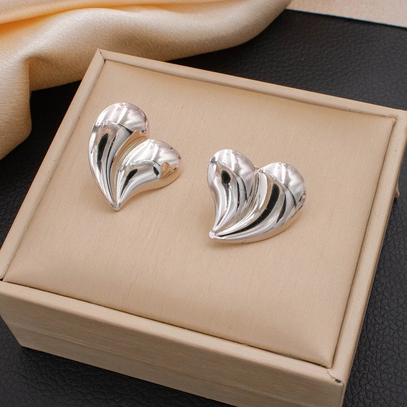 The Black Pearl Accessories Silver Stainless Steel Earring - Image 1