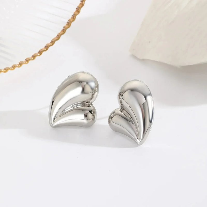 The Black Pearl Accessories Silver Stainless Steel Earring - Image 3