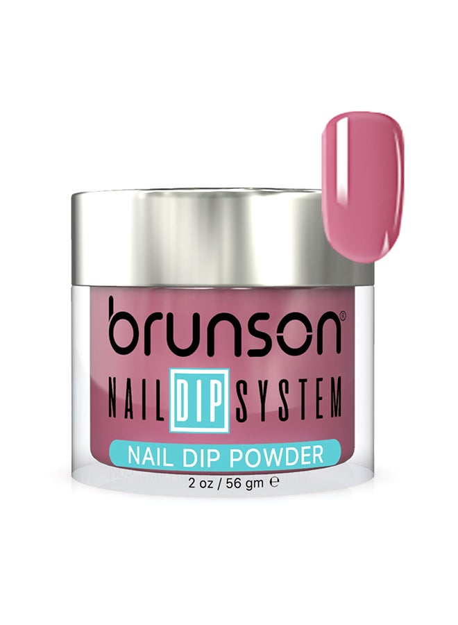 Nail Dip Powder Dip And Buff System Color 56gm, French Nail Art Starter Manicure Salon DIY At Home Odor Free And Long Lasting No Needed Nail Lamp Curing BDK176