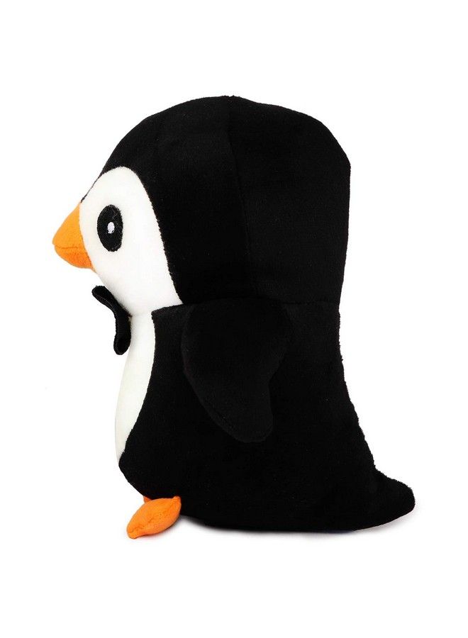 Webby Soft Animal Plush Penguin Toy 20Cm Black - Image 4