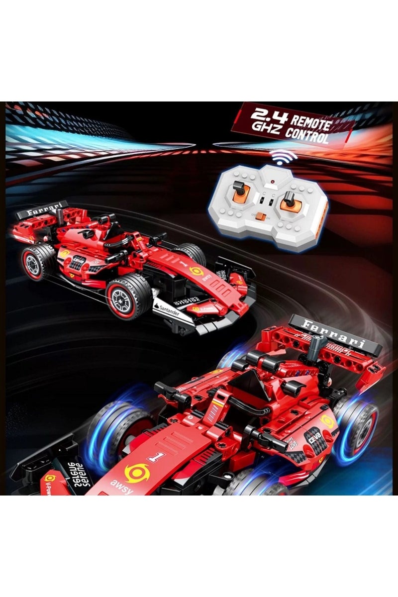 ألعاب بناء سيارات التحكم عن بعد 2 في 1 للأولاد من سن 5 إلى 12 عامًا، أنشطة STEM ممتعة للأطفال وأعياد ميلاد رائعة للأولاد من سن 5 و6 و7 و8 و9 و10 سنوات فما فوق، مجموعة بناء سيارات التحكم عن بعد 2 في 1 للبناء - Image 5