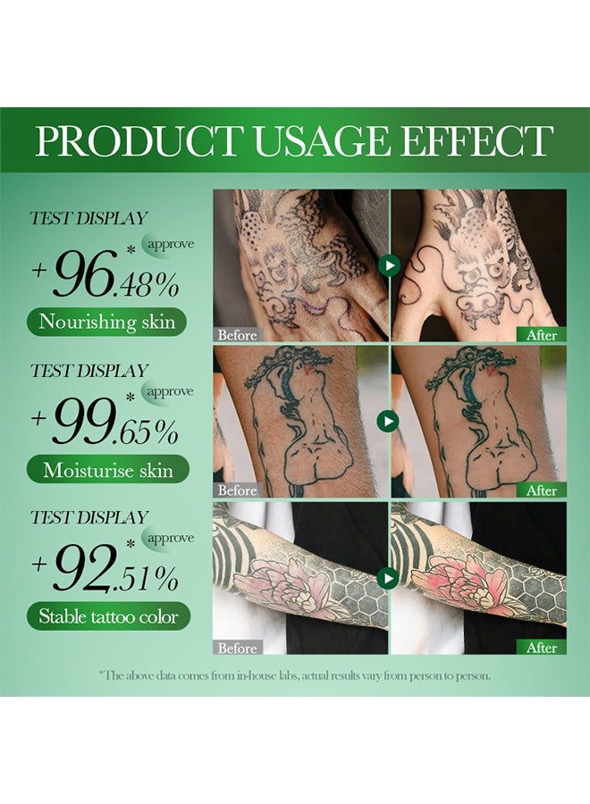 SADOER Tattoo Butter Color Care Stick Aftercare Gel Moisturizes Hydrates New Tattoos Revives Old Tattoos and Prevent Fading Daily Tattoo Healing Brightener Tattoo Lotion Color Enhancer - Image 5