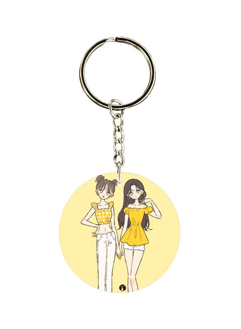 RKN Girl Printed Keychain