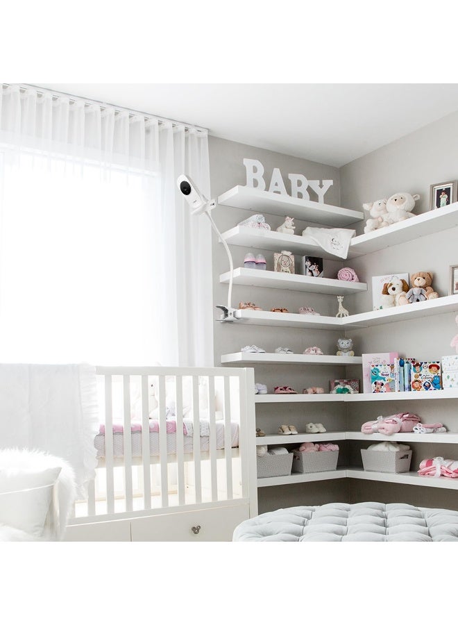 wochel Baby Monitor Mount Compatible with VTech VM819, Flexible Baby Camera Crib Clamp Mount - Image 5