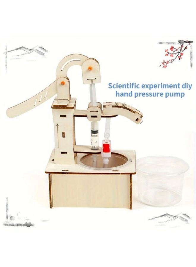 Manual Water Pump Science Experiment Kit 1 Set DIY Educational Craft Project - Image 5