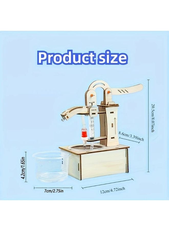 Manual Water Pump Science Experiment Kit 1 Set DIY Educational Craft Project - Image 3