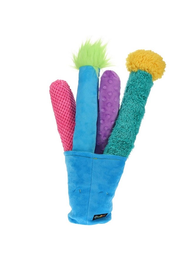 DTTRA GURU Pet: Fry Guy: 5 Piece Set - Medium - 4 Plush Dog Toys w/Holder, Squeaks & Crinkles, Fry Shape Characters, Durable Fabric, Chew-Fetch-Thrash-Play - Image 3