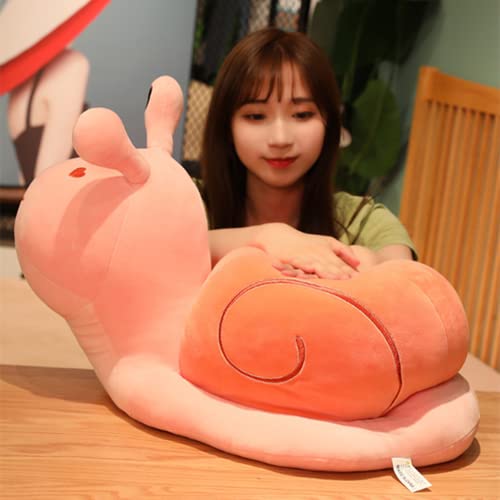 OPHRBU 8" Cute Cartoon Snail Doll Plush Toy Cute Soft Snail Plush Toy Snail Stuffed Animal Toy Big Snail Pillow Doll for Valentine's Day Children's Birthday Home Decoration. (Pink) - Image 5